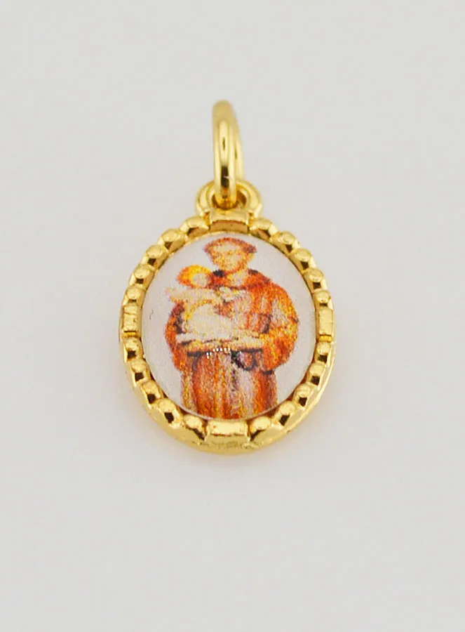 Twisted-Edge Medal 15mm – Saint Anthony (pic 2)