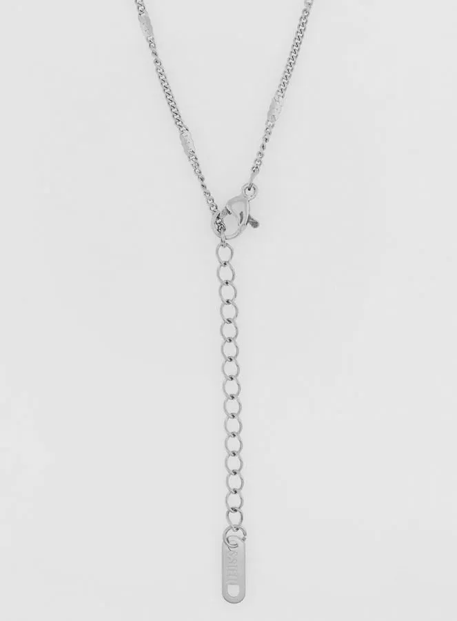 Silvery Fancy Cuff Chain - 60cm (pic 2)