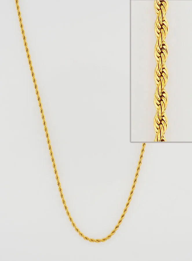 Twisted-Link Golden Chain – 60cm (pic 1)