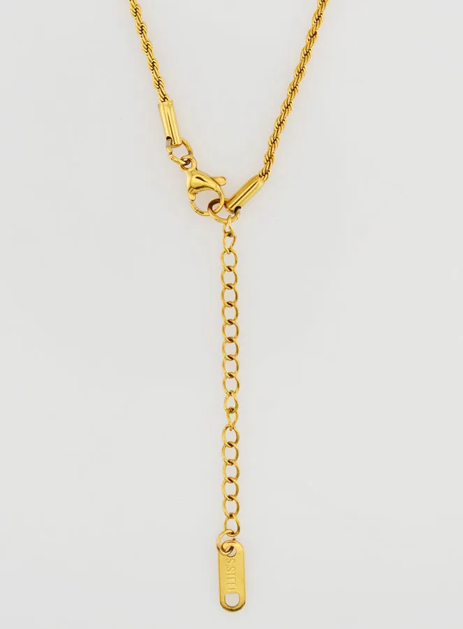Twisted-Link Golden Chain – 60cm (pic 2)