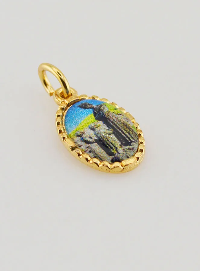 Twisted-Edge Medal 15mm - Our Lady of La Salette (pic 3)