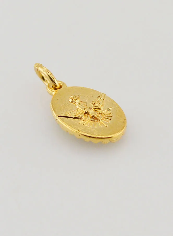 Twisted-Edge Medal 15mm - Our Lady of La Salette (pic 4)