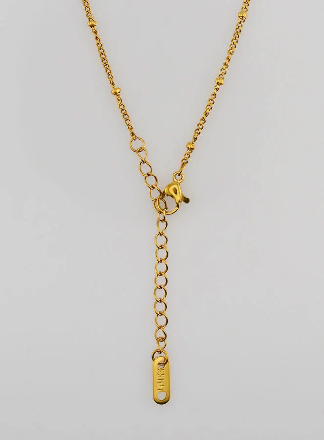 Golden Ball Curb Link Chain - 50cm (pic 4)