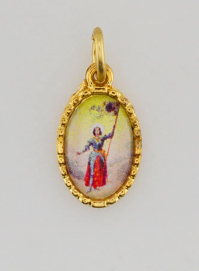 Twisted Edge Medal 15mm – Saint Joan of Arc (pic 1)