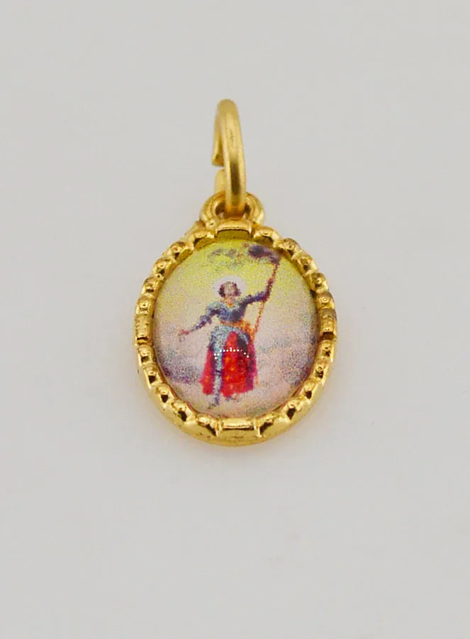 Twisted Edge Medal 15mm – Saint Joan of Arc (pic 2)