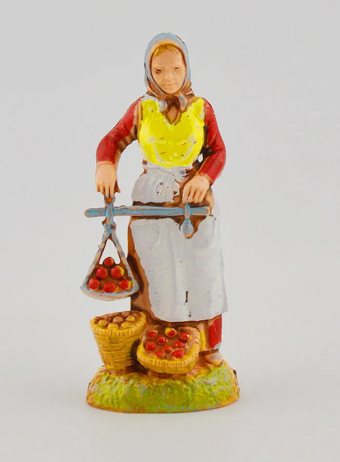 Nativity Figurine Fruit Seller - 6 cm (pic 1)