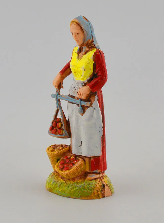 Nativity Figurine Fruit Seller - 6 cm (pic 2)