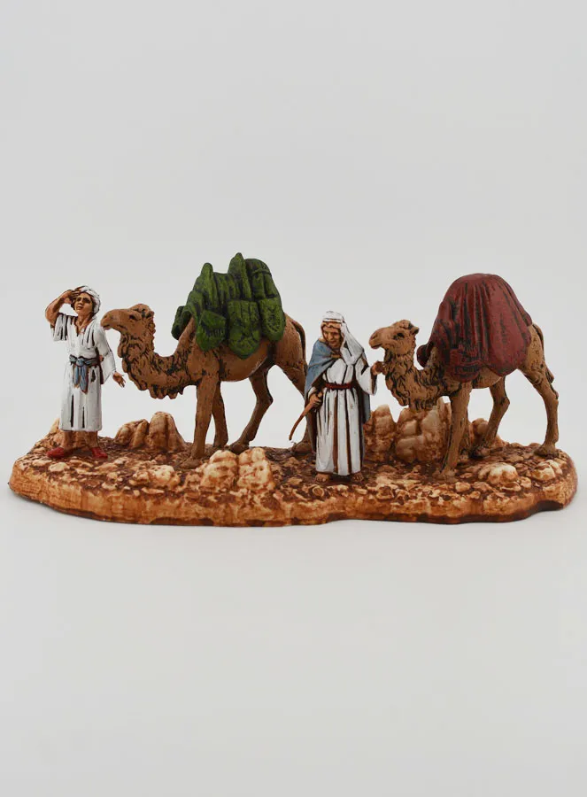 Nativity Figurine Camel Drivers – Height 6cm (pic 1)