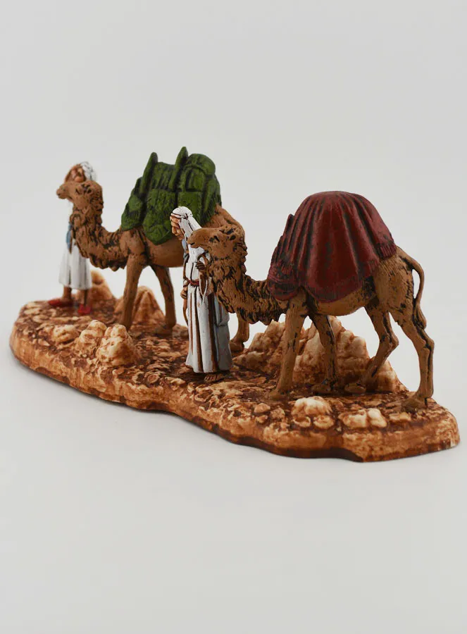 Nativity Figurine Camel Drivers – Height 6cm (pic 2)