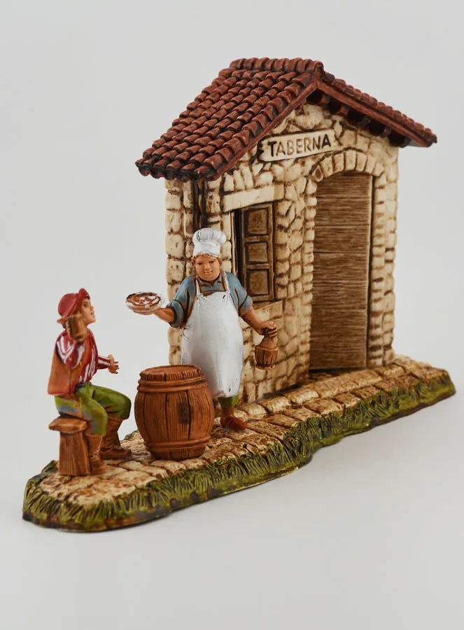Nativity Figure Tavern with Landlord and Customer (pic 3)