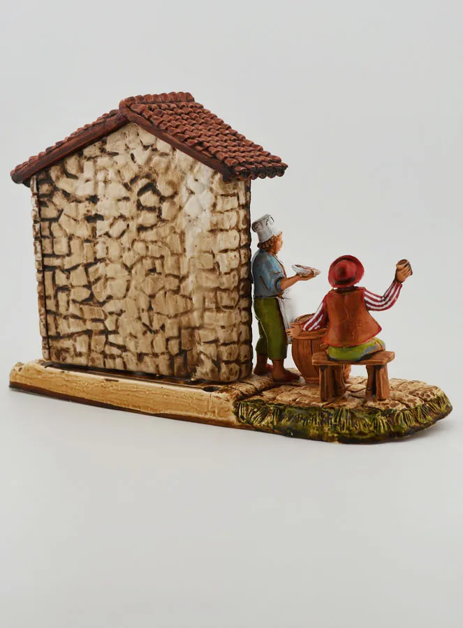 Nativity Figure Tavern with Landlord and Customer (pic 4)