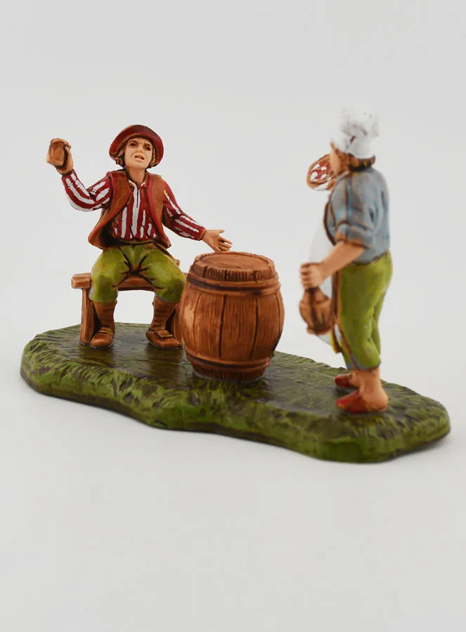 Nativity Figure Innkeeper and Guest – 6cm (pic 3)