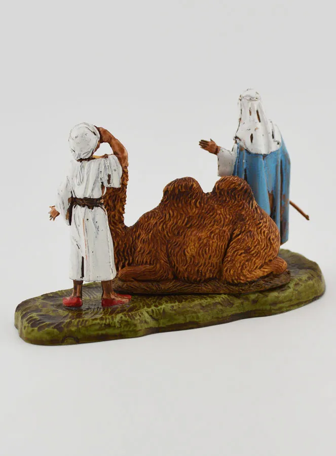 Nativity Figure Camel Drivers and Seated Camel – 6cm (pic 4)