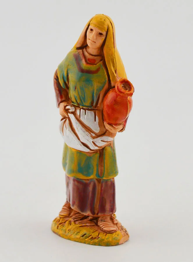 Nativity Figurine Woman with Jar – 6 cm (pic 2)