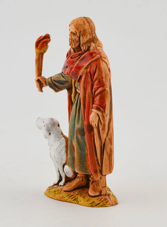 Nativity Figure Night Watchman and his Dog – 6 cm (pic 2)