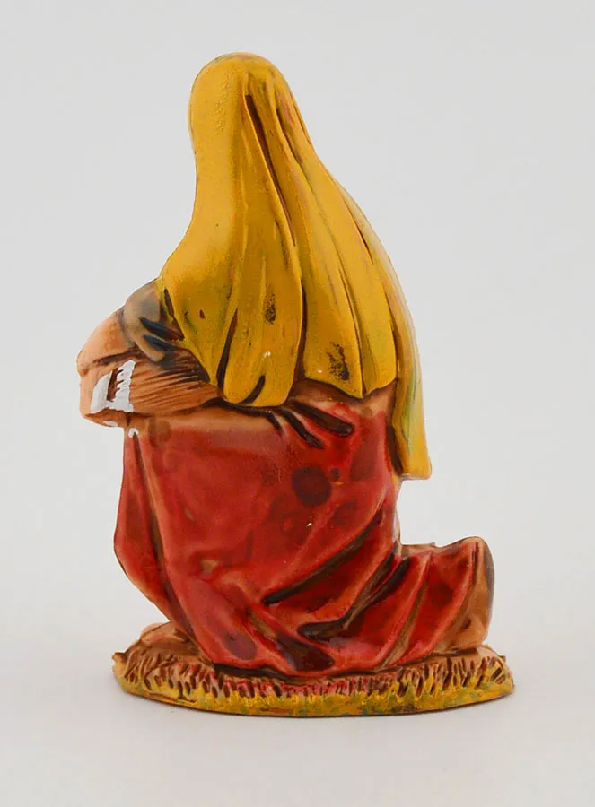 Nativity Figure Washerwoman with a Basket – 6 cm (pic 4)