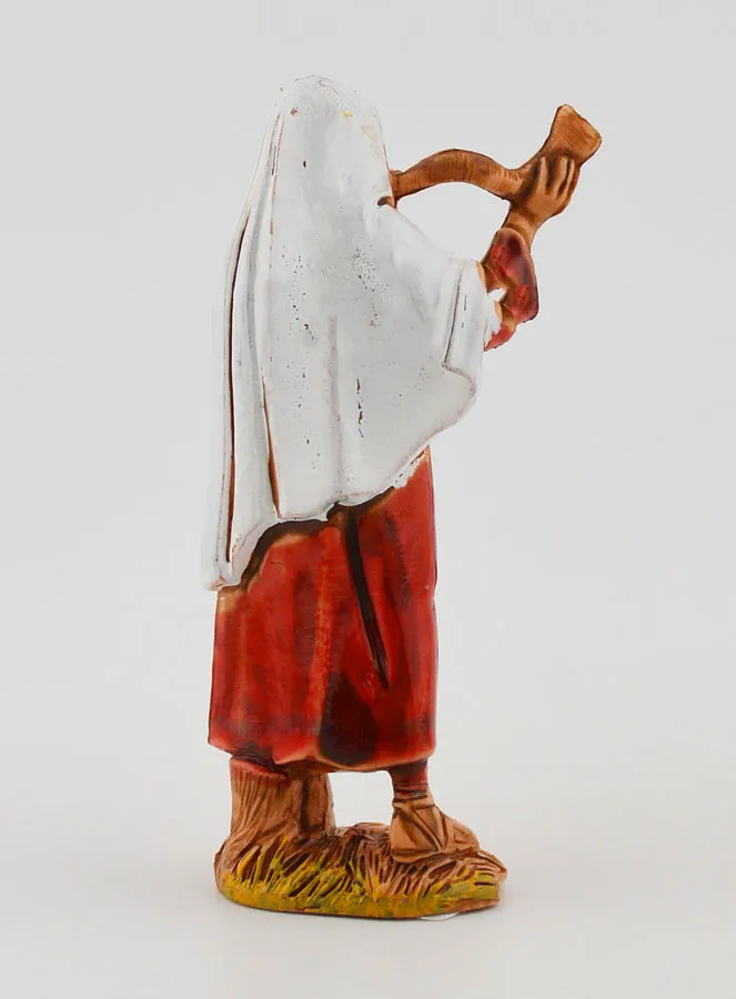 Nativity Figure Musician Playing the Shofar – 6 cm (pic 4)