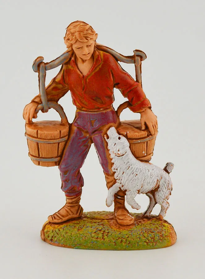 Nativity Figure Water Carrier - 6 cm (pic 1)