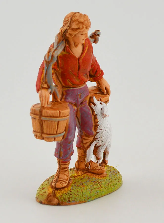 Nativity Figure Water Carrier - 6 cm (pic 3)
