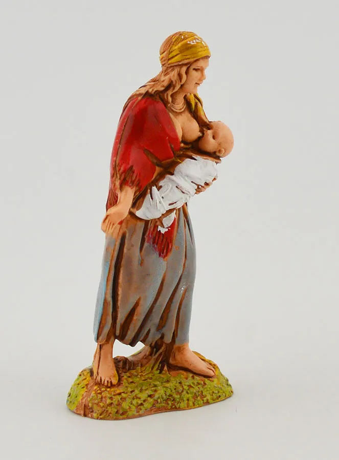 Nativity Figurine Nursing Mother – 6 cm (pic 3)