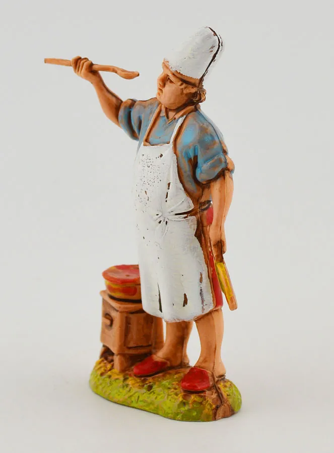 Nativity Figurine Cook - 6cm (pic 2)
