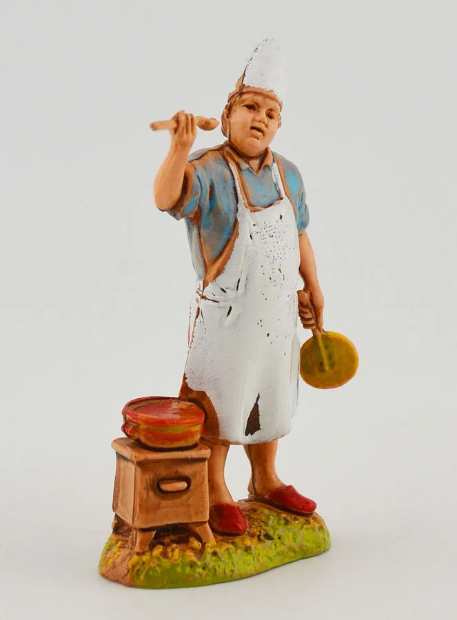 Nativity Figurine Cook - 6cm (pic 3)