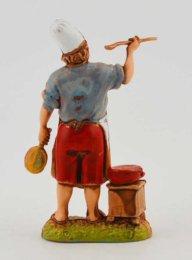 Nativity Figurine Cook - 6cm (pic 4)