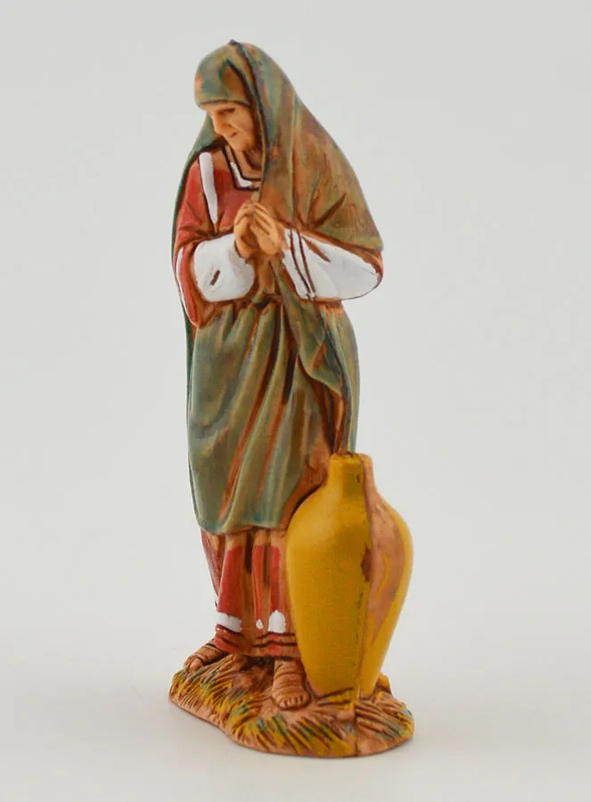 Nativity Figure Woman with Amphora – 6cm (pic 2)