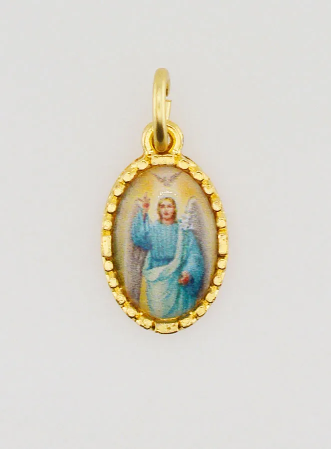 Twisted-Edge Medal 15mm – Saint Gabriel the Archangel (pic 1)