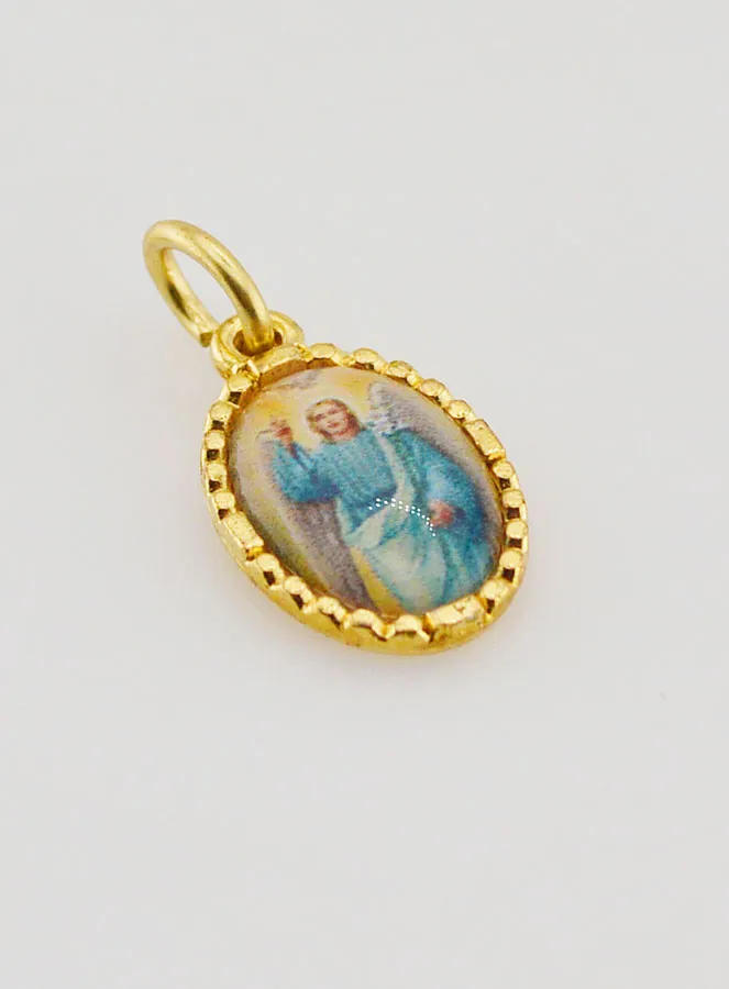 Twisted-Edge Medal 15mm – Saint Gabriel the Archangel (pic 3)