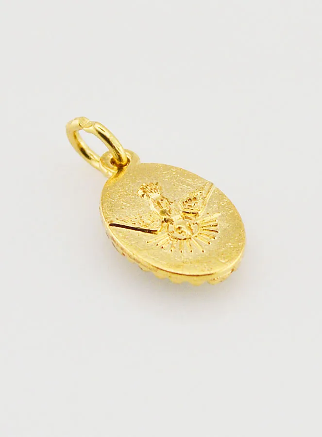 Twisted-Edge Medal 15mm – Saint Gabriel the Archangel (pic 4)