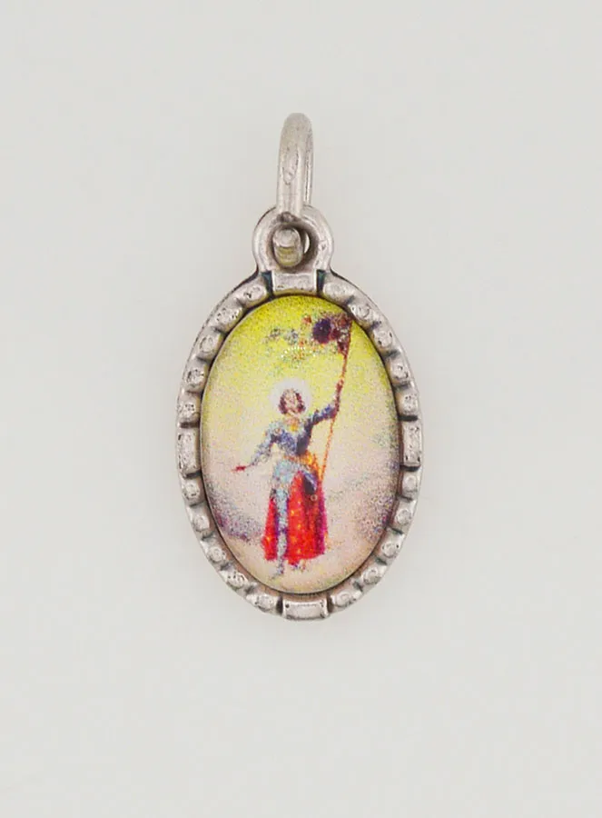 Twisted-Edge Medal 15mm – Saint Joan of Arc (pic 1)