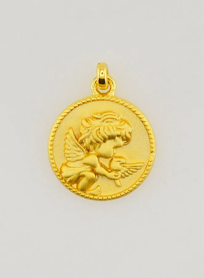Guardian Angel and Dove Medal – 12mm (pic 1)