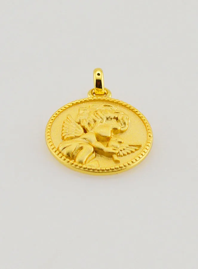 Guardian Angel and Dove Medal – 12mm (pic 2)