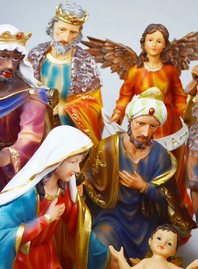Large Complete Christmas Nativity Scene with 11 Figurines – 45cm (pic 3)