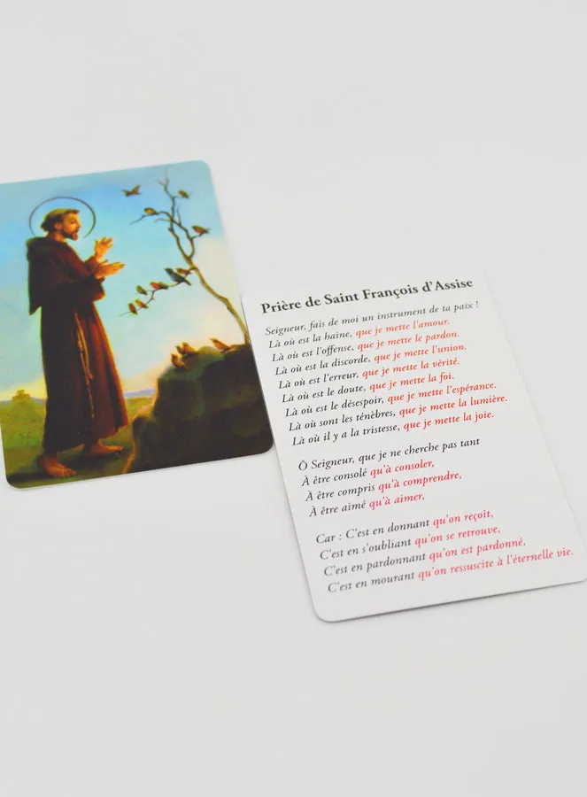 Saint Francis Prayer Card (pic 3)