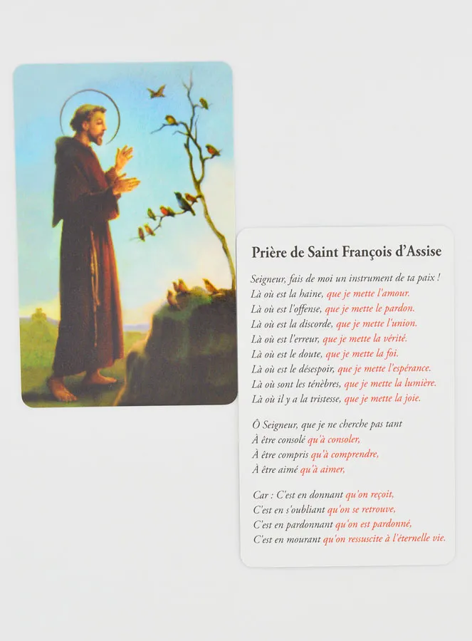 Saint Francis Prayer Card (pic 4)