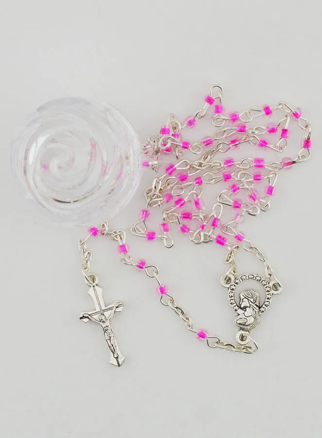 Children's Pink Rosary (pic 2)