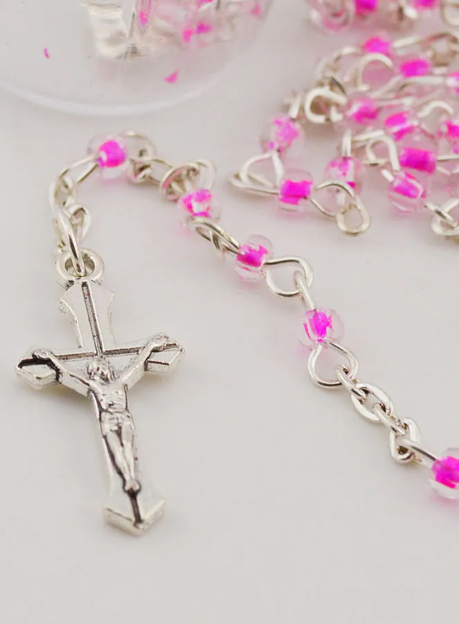 Children's Pink Rosary (pic 3)