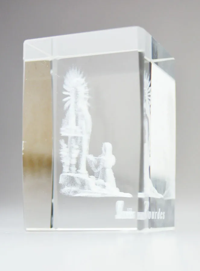 Our Lady of Lourdes Laser Engraved Frame Icon (pic 3)