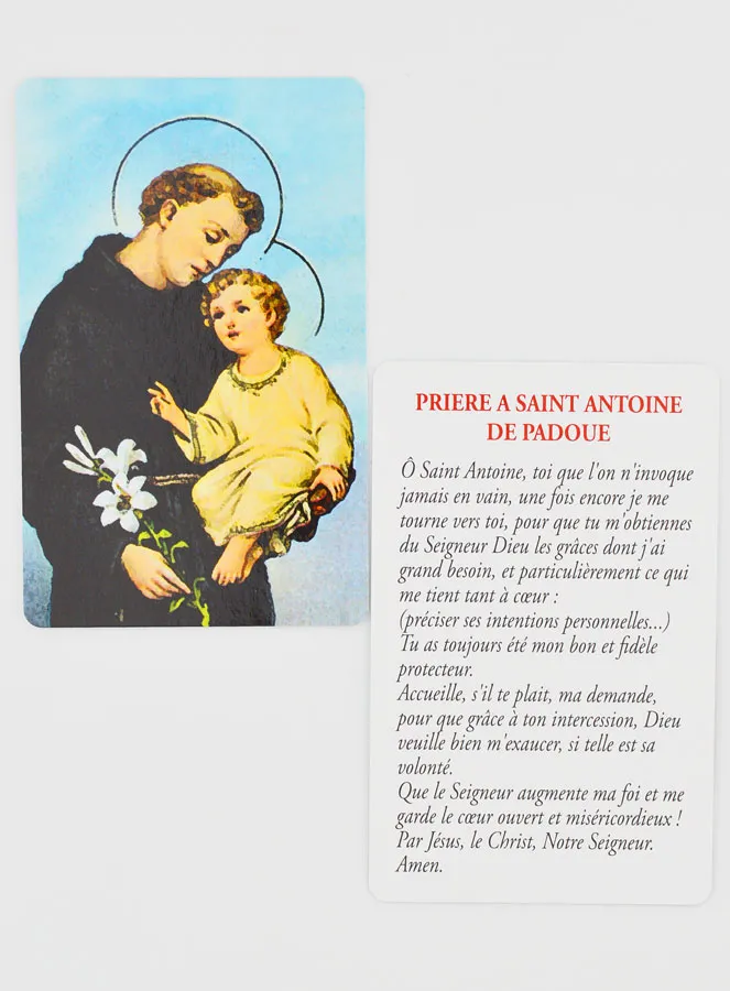 Saint Anthony Prayer Card (pic 3)