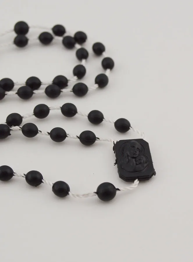 Black Plastic Rosary (pic 4)