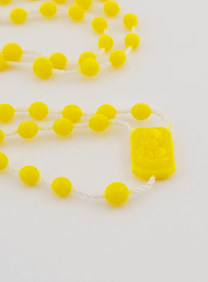 Yellow Fashion Rosary (pic 4)