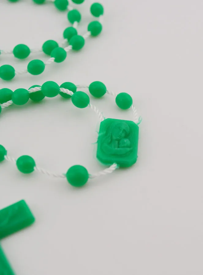 Green Fashion Rosary (pic 4)