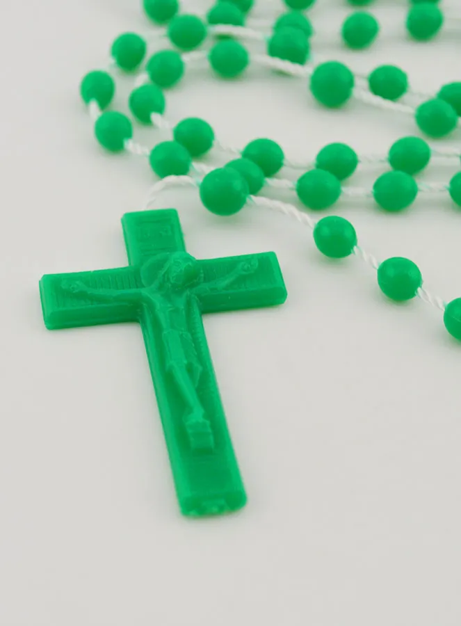 Green Plastic Rosary (pic 3)