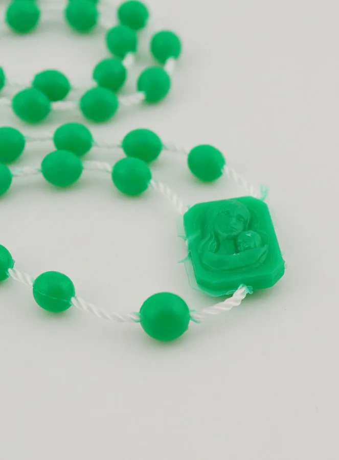 Green Plastic Rosary (pic 4)