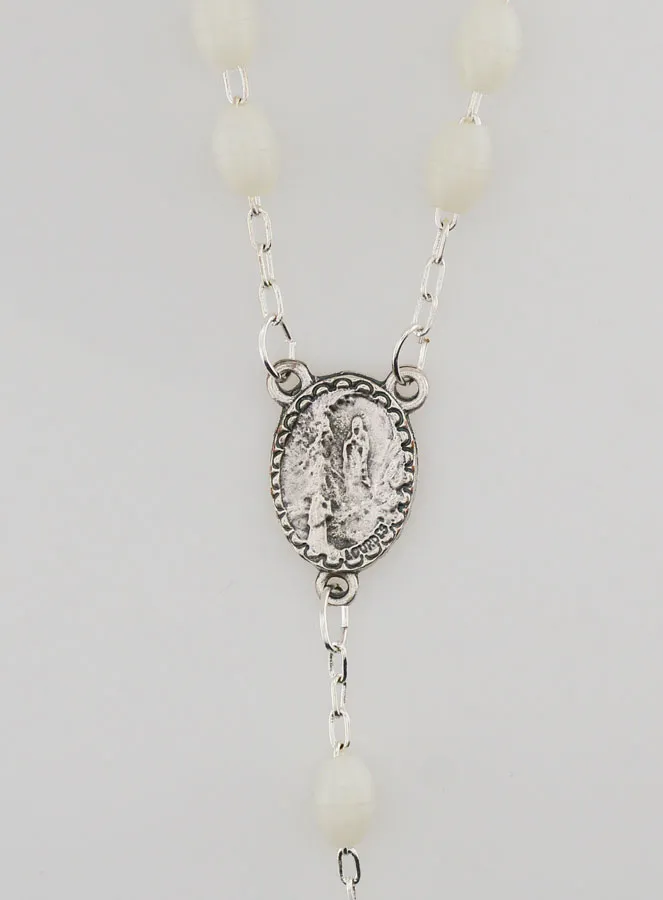 Fashion White Rosary (pic 4)