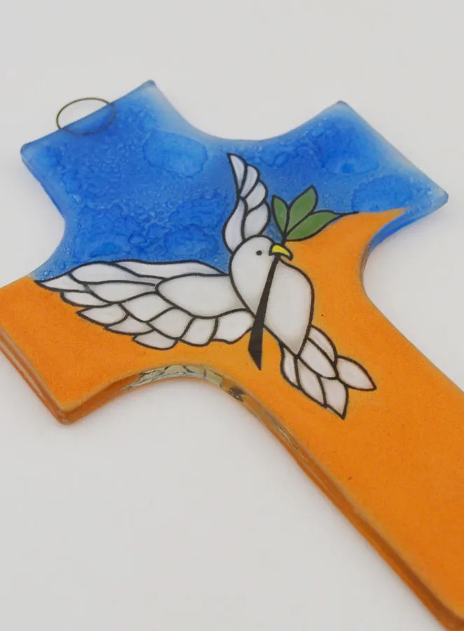 Holy Spirit Glass Cross (pic 3)