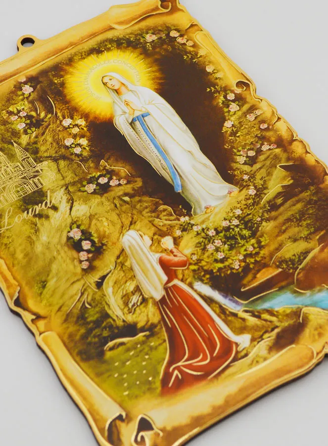 Lourdes Grotto Souvenir Icon (pic 3)