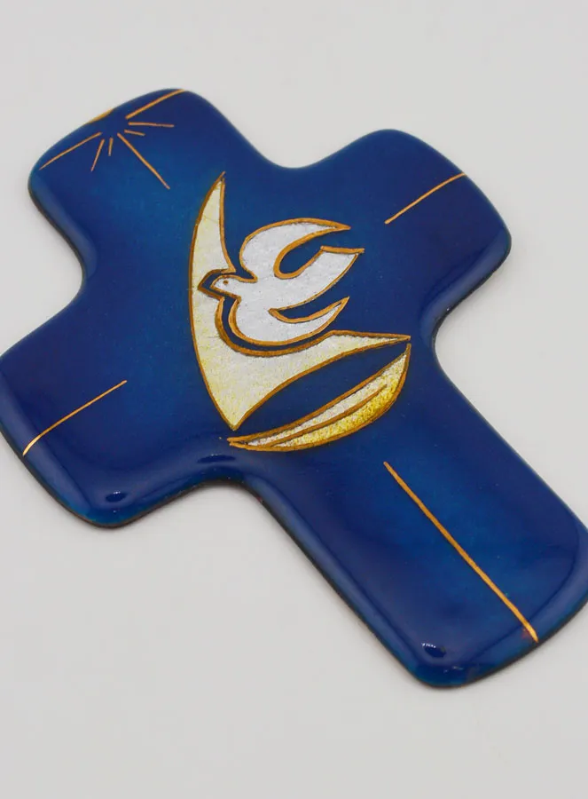 Lebanon Enamels	Holy Spirit Luxury Square Cross (pic 3)